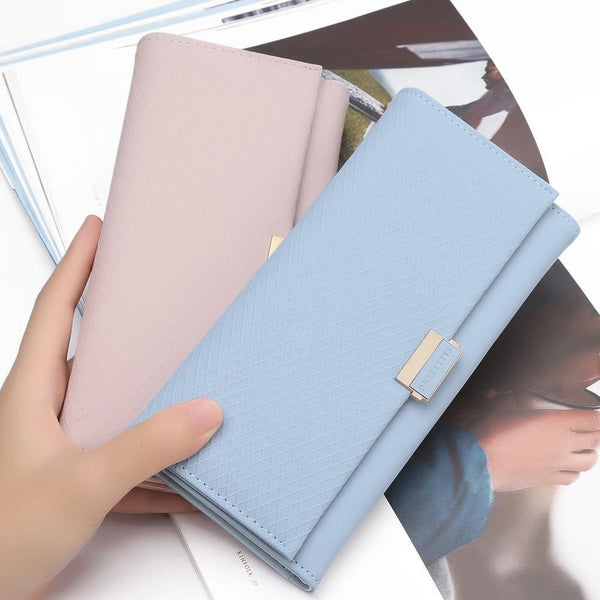 Planet Gates Woman Wallet Clutch Plaid Wallet Zipper Female Ladies Hot Change Women Luxury Credit Phone Card Holder Coin Purses For Girls