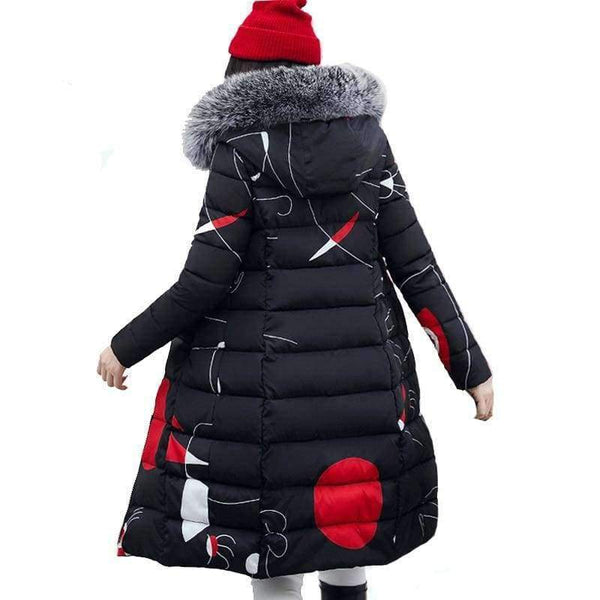 Planet Gates Woman Winter Jacket Women's Coat Plus Size 3XL Padded long Parka Outwear for women Jaquata Feminina Inverno