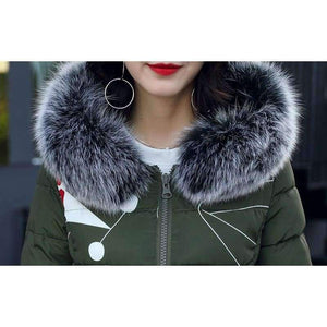 Planet Gates Woman Winter Jacket Women's Coat Plus Size 3XL Padded long Parka Outwear for women Jaquata Feminina Inverno