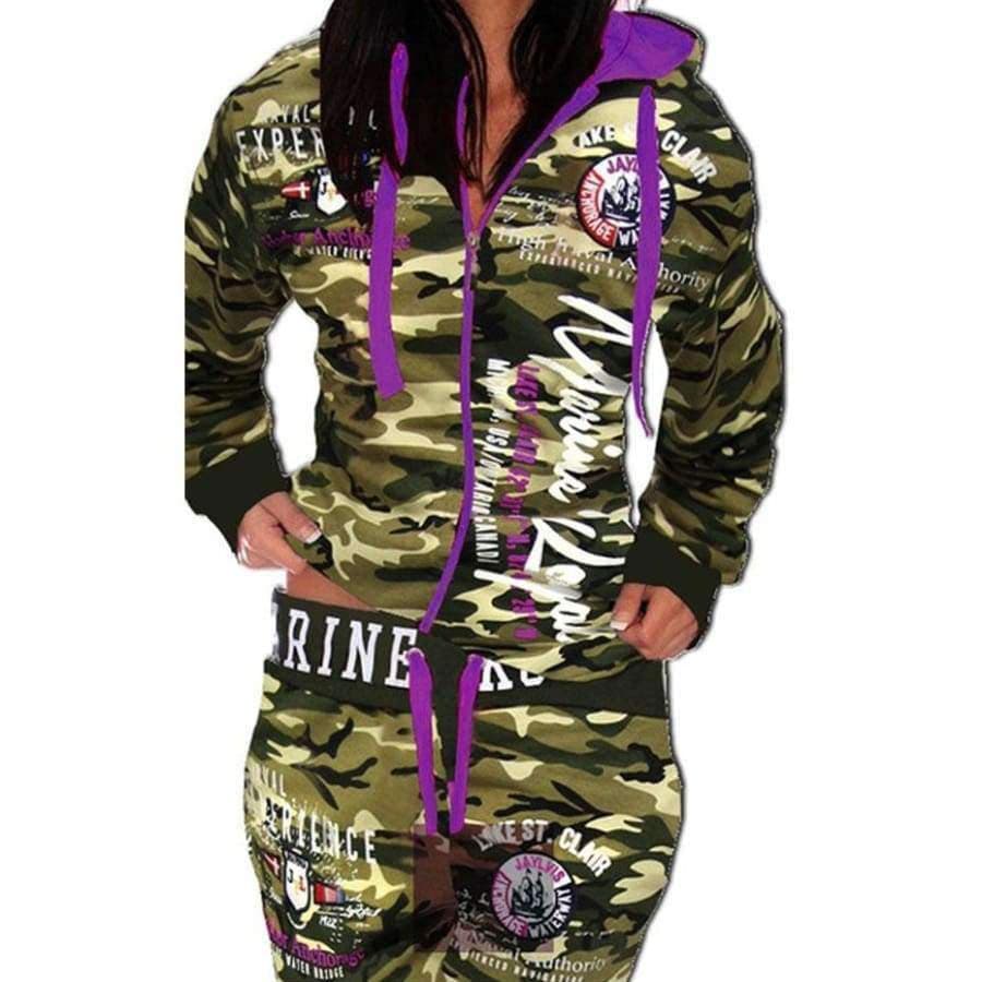 Planet Gates Women 2 piece Set tracksuit set women outfit Hooded Sweatshirt with trousers printing zipper track suit set femme
