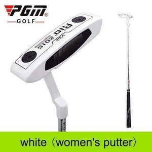 Planet Gates dámský 34palcový bílý putter pro golfové hole, pravoruký putter pro golfové příslušenství, železná hlava putteru, vícebarevná chippingová hlava hole