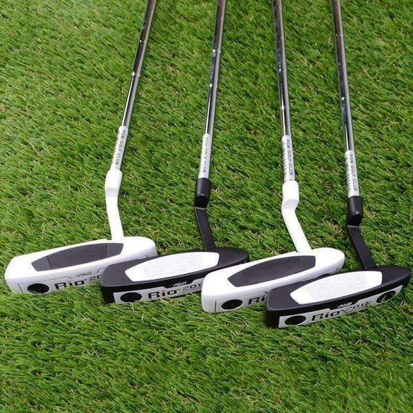 Planet Gates dámský 34palcový bílý putter pro golfové hole, pravoruký putter pro golfové příslušenství, železná hlava putteru, vícebarevná chippingová hlava hole