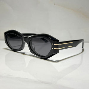 Planet Gates Women's Summer Sunglasses For Men and Women Signature B1U style Anti-Ultraviolet Retro Plate Full Frame Eyeglasses Random Box