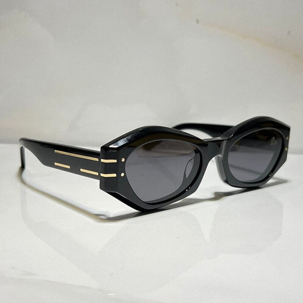 Planet Gates Women's Summer Sunglasses For Men and Women Signature B1U style Anti-Ultraviolet Retro Plate Full Frame Eyeglasses Random Box