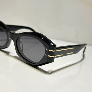 Planet Gates Women's Summer Sunglasses For Men and Women Signature B1U style Anti-Ultraviolet Retro Plate Full Frame Eyeglasses Random Box