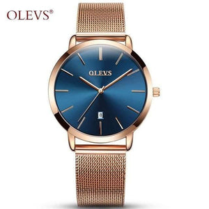 Planet Gates Women 6 Woman Watch  Brand Female Watch Golden Stainless Steel Ladies Ultra thin Quartz Wrist Watches Luxury Water Resistant Clock