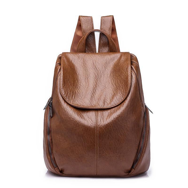 Planet Gates Women Backpack Feminine Leisure Rucksack PU Leather Mochila Escolar Vintage Bags for Women Female Backpacks Fashion Daypack