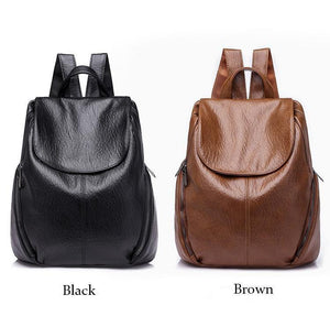 Planet Gates Women Backpack Feminine Leisure Rucksack PU Leather Mochila Escolar Vintage Bags for Women Female Backpacks Fashion Daypack
