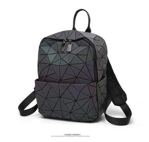 Planet Gates Women Backpack Geometric Shoulder Bag Student's School Bag For Teenage Hologram Luminous Backpacks Laser bao bag backpack