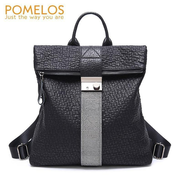 Planet Gates Women Backpack High Quality PU Leather Fashion Backpacks School Bags For Teenage Girls Anti Theft Backpack Bag For Women
