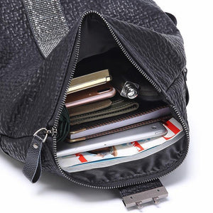 Planet Gates Women Backpack High Quality PU Leather Fashion Backpacks School Bags For Teenage Girls Anti Theft Backpack Bag For Women