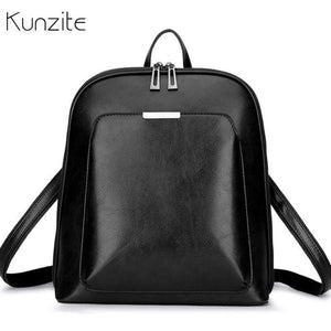 Planet Gates Women Backpack School Bags for Teenage Girls Shoulder Bag Female Oil Wax Leather Backpacks Mochilas