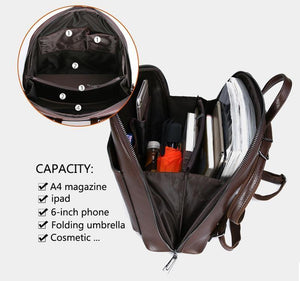 Planet Gates Women Backpack School Bags for Teenage Girls Shoulder Bag Female Oil Wax Leather Backpacks Mochilas