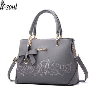 Planet Gates Women Bag Vintage Handbag Casual Tote Fashion Women Messenger Bags Shoulder Top-Handle Purse Wallet Leather 2018 Black A1834