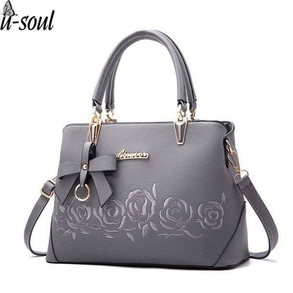 Planet Gates Women Bag Vintage Handbag Casual Tote Fashion Women Messenger Bags Shoulder Top-Handle Purse Wallet Leather 2018 Black A1834