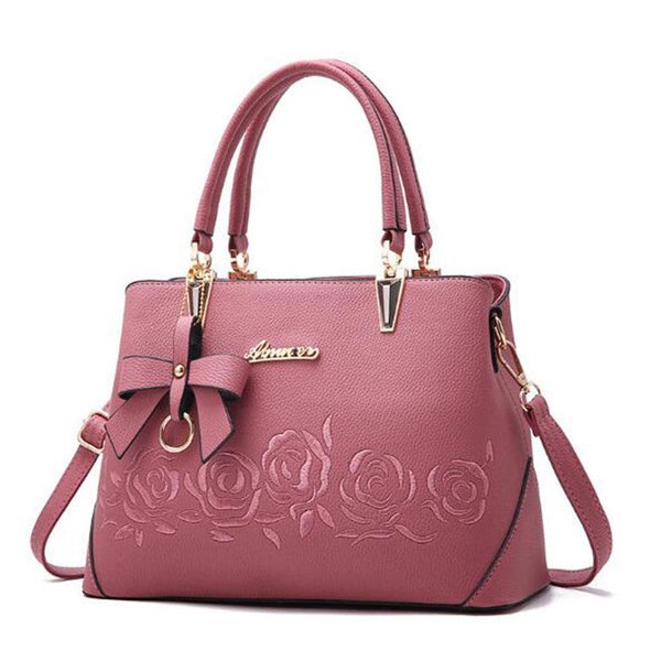 Planet Gates Women Bag Vintage Handbag Casual Tote Fashion Women Messenger Bags Shoulder Top-Handle Purse Wallet Leather 2018 Black A1834