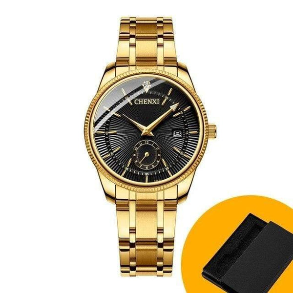 Planet Gates Women Black in Box Watch Men Watches Lady Top Brand Luxury Quartz Wristwatch For Lover's Fashion Dress Clock Relogio Masculino
