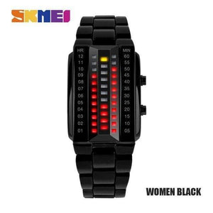 Planet Gates Women Black Lovers Sport Digital Watch Fashion Couple Clock Watches Top Brand Luxury Alloy Strap Man Woman reloj hombre 1013
