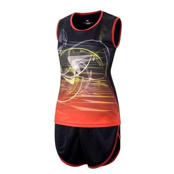 Planet Gates women Black set / L Women  Soccer Jerseys Set Marathon Vest+Shorts Racing clothing Track and field Clothing Jogging Running Sets kit Uniform