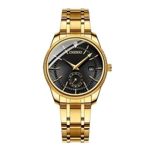 Planet Gates Women Black Watch Men Watches Lady Top Brand Luxury Quartz Wristwatch For Lover's Fashion Dress Clock Relogio Masculino