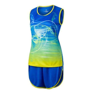 Planet Gates women blue set / L Women  Soccer Jerseys Set Marathon Vest+Shorts Racing clothing Track and field Clothing Jogging Running Sets kit Uniform
