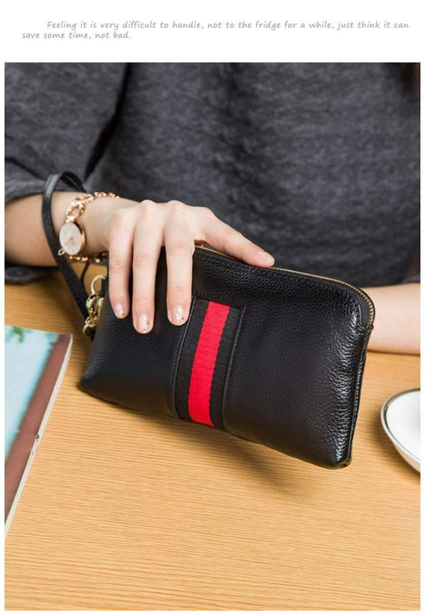 Planet Gates Women Brand Design Portefeuille femme Genuine Leather Clutch Women Wallets  6 Colors   Fashion Long Carteira Feminina