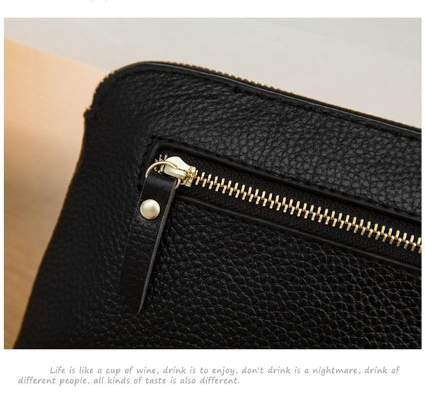 Planet Gates Women Brand Design Portefeuille femme Genuine Leather Clutch Women Wallets  6 Colors   Fashion Long Carteira Feminina