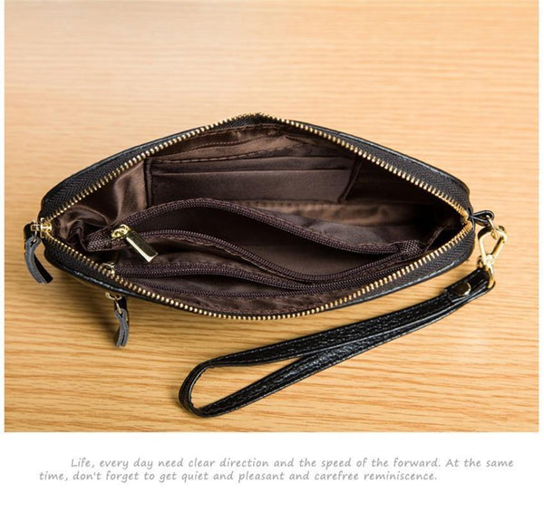 Planet Gates Women Brand Design Portefeuille femme Genuine Leather Clutch Women Wallets  6 Colors   Fashion Long Carteira Feminina