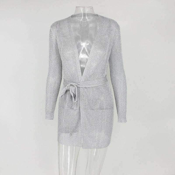 Planet Gates Women Dress 2018 New White Sexy Deep V-neck Summer Beach Party Mesh Dress Sequins Beach Dresses Dropship