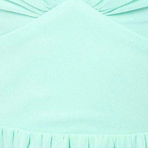 Planet Gates Women Elegant Party Dress Strapless Sleeveless Dress Deep V-Neck Dresses Chiffon Bohemia Dress