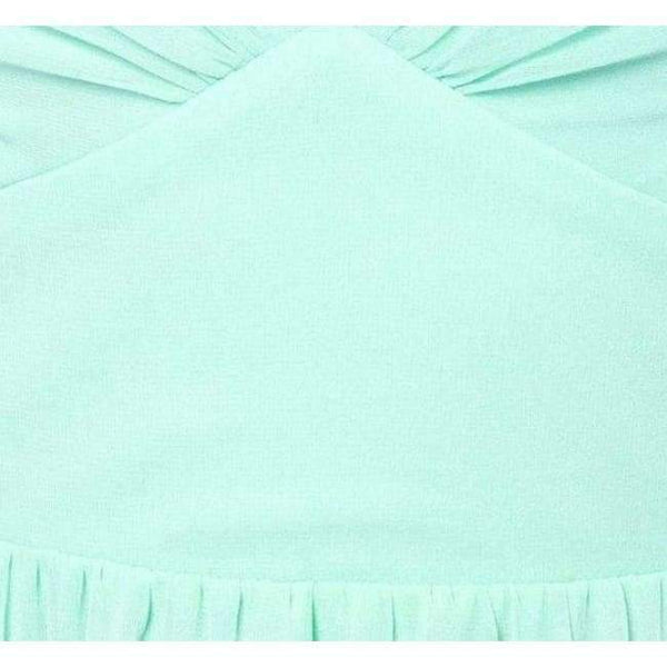 Planet Gates Women Elegant Party Dress Strapless Sleeveless Dress Deep V-Neck Dresses Chiffon Bohemia Dress