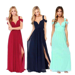 Planet Gates Women Elegant Party Dress Strapless Sleeveless Dress Deep V-Neck Dresses Chiffon Bohemia Dress