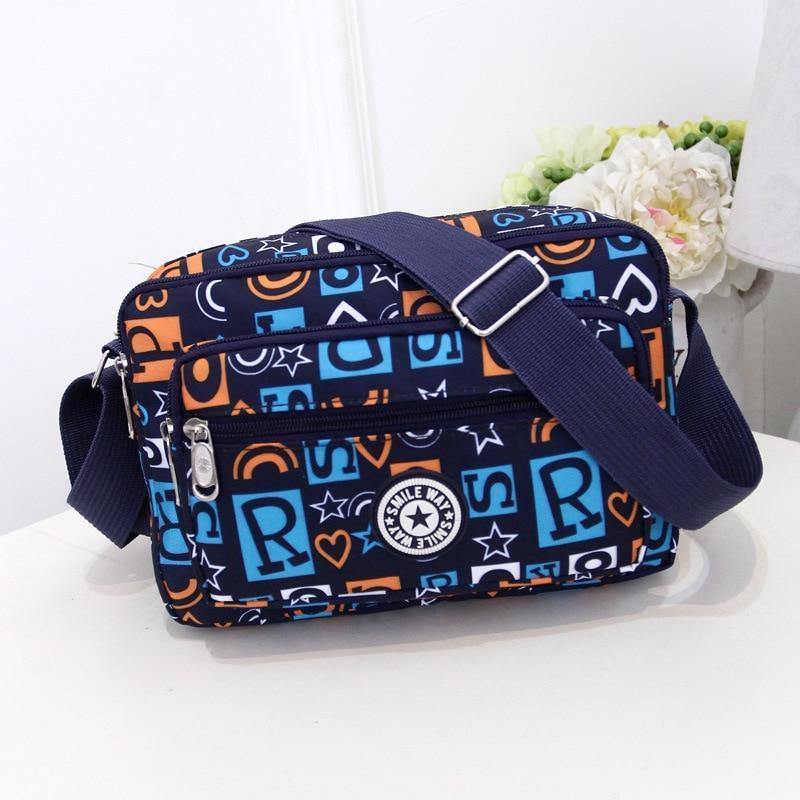 Planet Gates Women Fashion Solid Color Zipper Waterproof Nylon Shoulder Bag Female Crossbody Bag Ladies Bolsa Feminina Waterproof Travel Bag