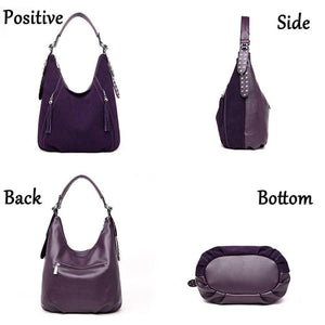 Women Handbag Faux Suede Leather Women Shoulder Bags Designer Women Shoulder Bags