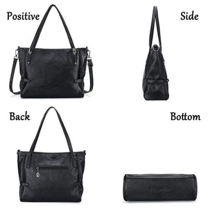 Women Handbags Leather Women Shoulder Bags 2 sets Famous Brand Designer Women Messenger Bag
