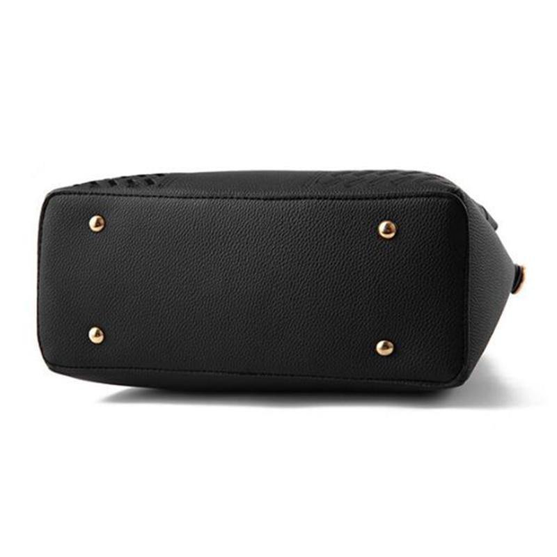 Planet Gates Women Handbags Tassel PU Leather Totes Bag Top-handle Embroidery Crossbody Bag Shoulder Bag Lady Simple Style Hand Bags