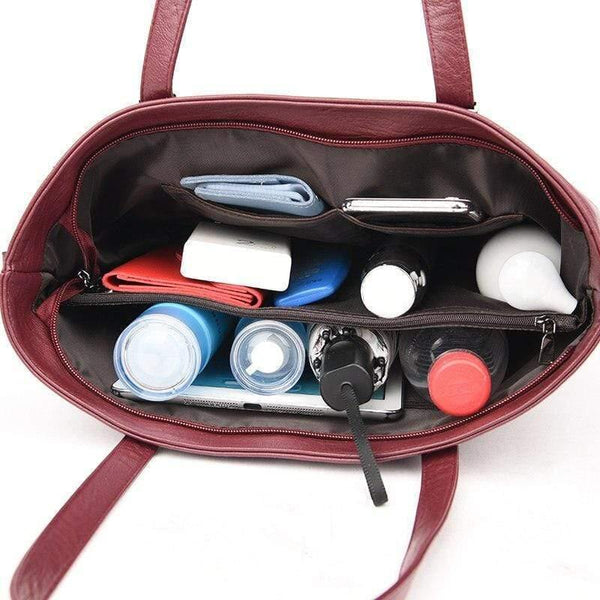 Women Leather Handbags 2 Set Women Messenger Bags Designer Crossbody Bag Women Bolsa