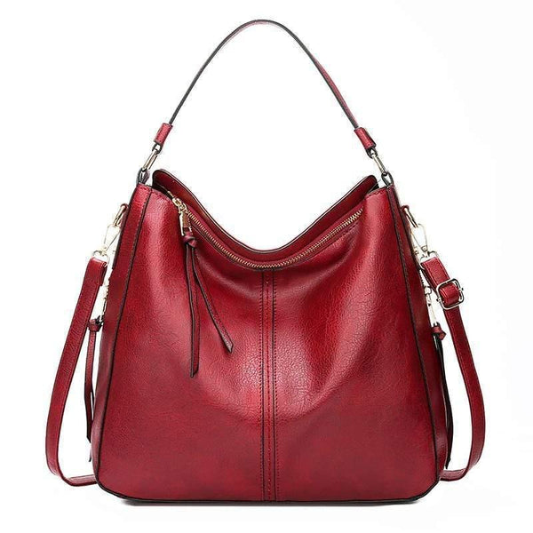 Women Leather Handbags Vintage Casual Tote Bags Female Designer Brand Crossbody Shoulder Bag