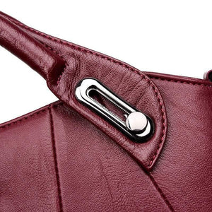 Women Leather Messenger Bags Vintage Sac A Main Crossbody Bags For Women Leather Shoulder Bag