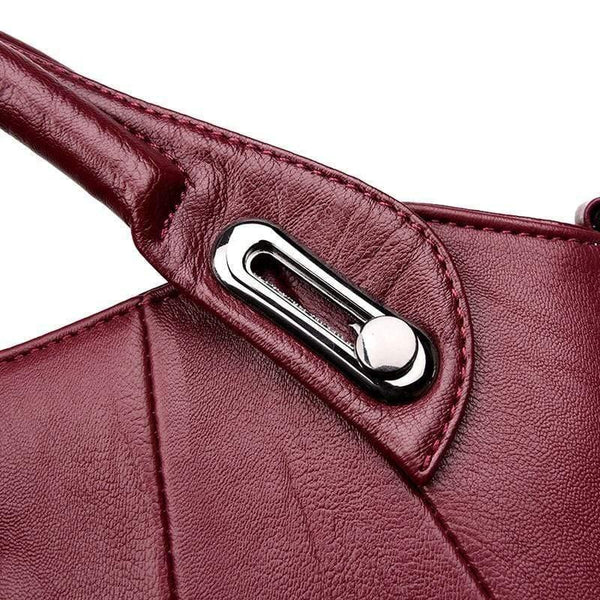 Women Leather Messenger Bags Vintage Sac A Main Crossbody Bags For Women Leather Shoulder Bag