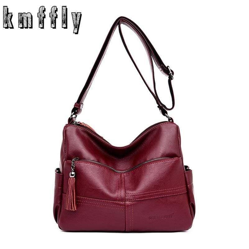 Women Leather Top-handle Bags Handbags Women Famous Brands Female Casual Shoulder Bag