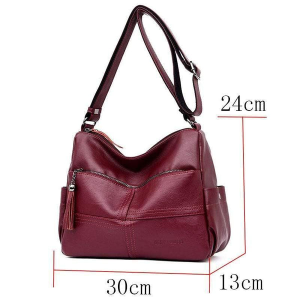 Women Leather Top-handle Bags Handbags Women Famous Brands Female Casual Shoulder Bag