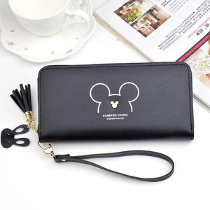 Planet Gates Women Leather Wallet Female Long Portable Multifunction Solid Purse Women Phone Cion Card Holders Ladies Clutch Carteras