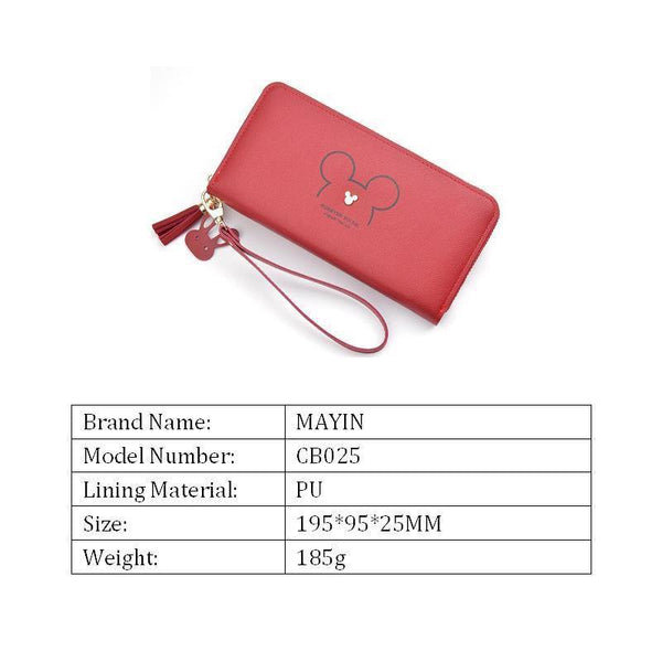 Planet Gates Women Leather Wallet Female Long Portable Multifunction Solid Purse Women Phone Cion Card Holders Ladies Clutch Carteras