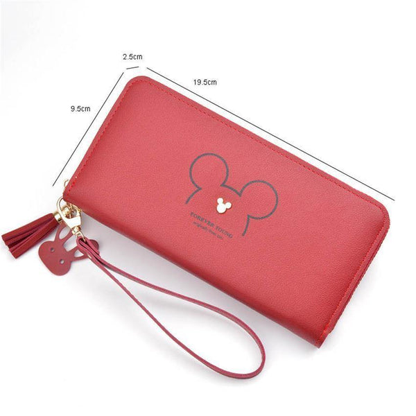 Planet Gates Women Leather Wallet Female Long Portable Multifunction Solid Purse Women Phone Cion Card Holders Ladies Clutch Carteras