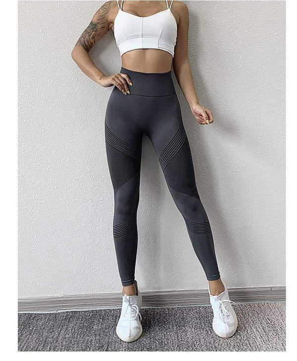 Planet Gates Women Leggings High Waist Peach Hips Gym Leggings Quick-drying Sports Stretch Fitness Pants