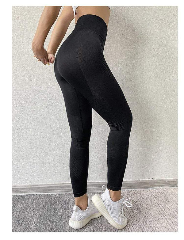 Planet Gates Women Leggings High Waist Peach Hips Gym Leggings Quick-drying Sports Stretch Fitness Pants