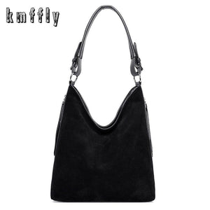 Women Luxury Faux Suede Handbags High Quality Ladies Hand Bags For Women Winter