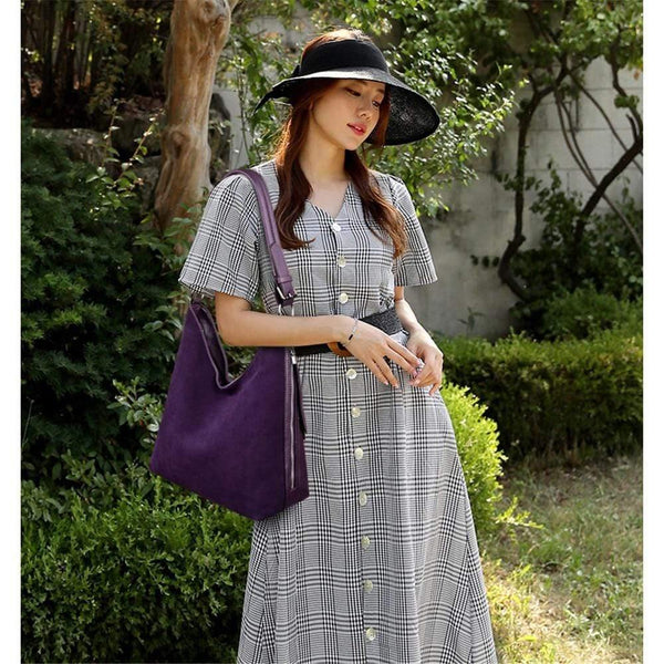 Women Luxury Faux Suede Handbags High Quality Ladies Hand Bags For Women Winter