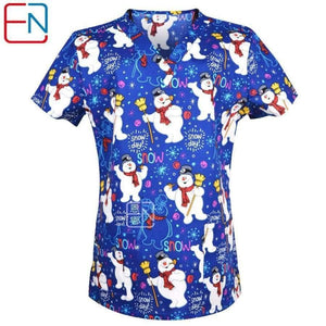 Planet Gates Women Medical Scrub Tops Medical With V Neck 100% Cotton Medical Uniforms Surgical Scrubs Top Designs In Hennar